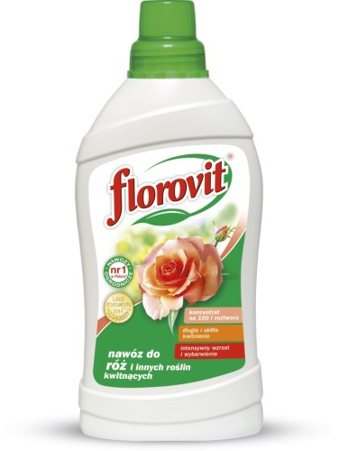 Nawóz wieloskładnikowy Florovit do róż płyn 1 kg 1 l
