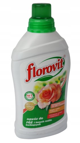 Nawóz wieloskładnikowy Florovit do róż płyn 1 kg 1 l