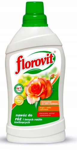 Nawóz wieloskładnikowy Florovit do róż płyn 1 kg 1 l