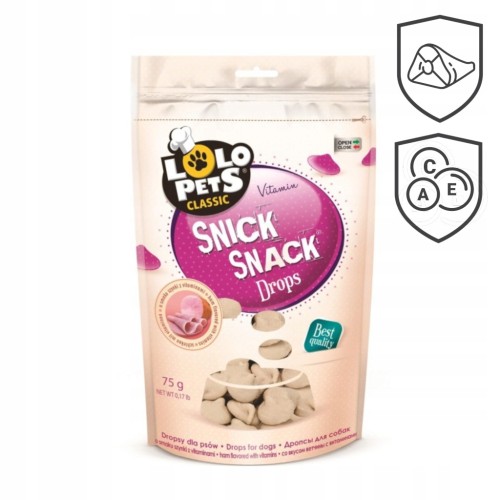 Ciasteczka Lolo Pets Classic o smaku szynki z witaminami 75 g