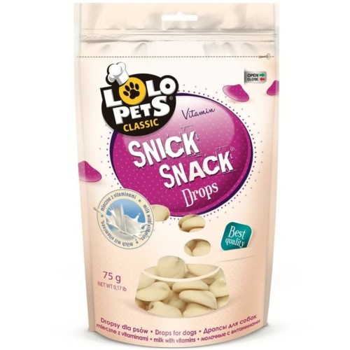 Lolopets Dropsy mleczne z witaminami 75g dla psa