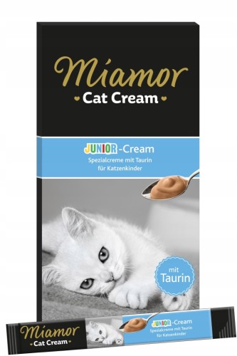MIAMOR JUNIOR CREAM Pasta dla Kociąt Tauryna 90g