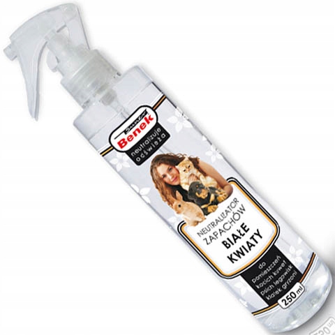Super Benek neutralizator Białe Kwiaty spray do kuwety dla kota 250 ml