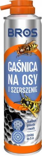 BROS gaśnica na osy i szerszenie do likwidacji gniazd zasięg do 5 m 300 ml