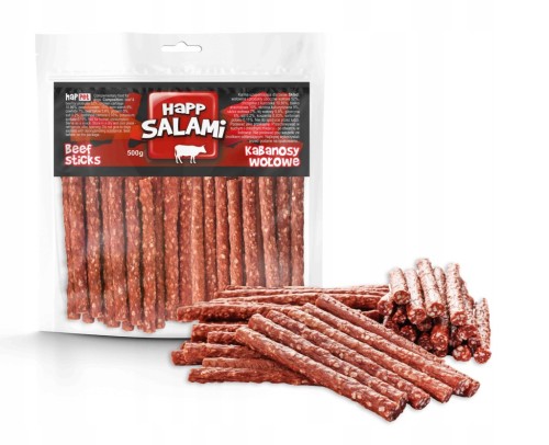 Kabanosy pałeczki salami wołowe 500g
