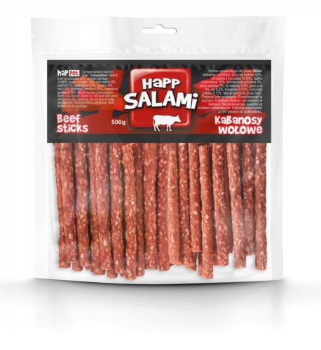 Kabanosy pałeczki salami wołowe 500g