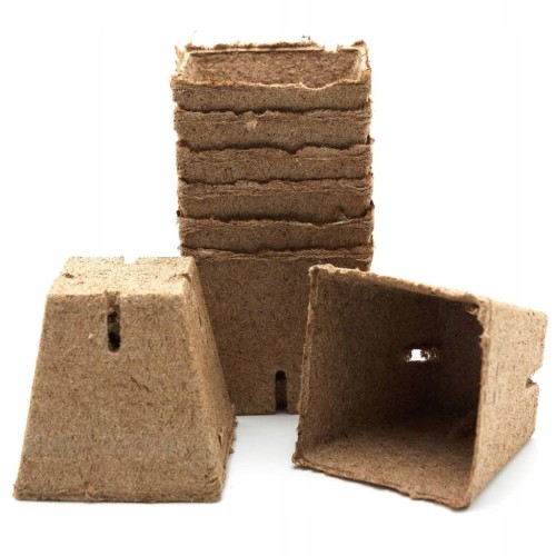 Doniczki torfowe Jiffy 8x8 cm 8szt. Vilmorin
