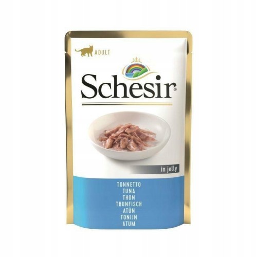 Schesir C&B karma mokra dla kotów tuńczyk w galarecie 85 g