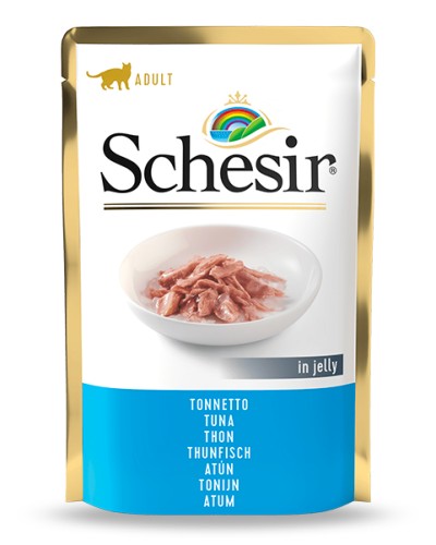 Schesir C&B karma mokra dla kotów tuńczyk w galarecie 85 g