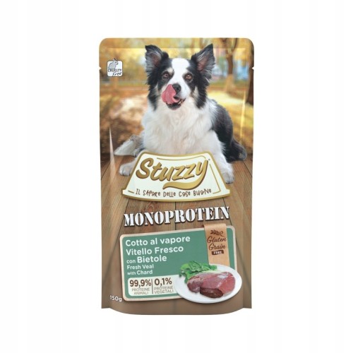 Mokra karma dla psa Stuzzy G-F Monoprotein cielęce z boćwiną 150g