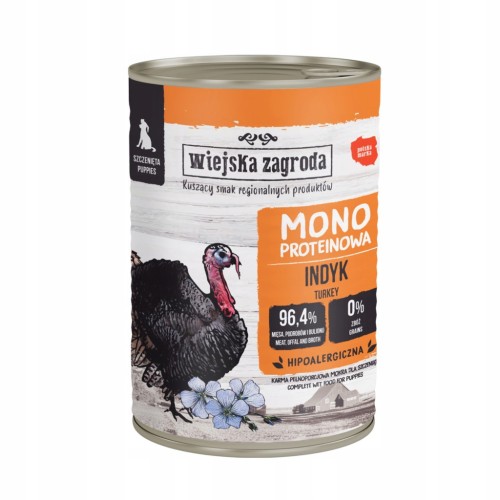 Wiejska Zagroda karma mokra indyk 0,4 kg