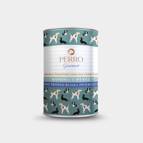 Perro mokra karma dla psa Gourmet Konina z dynią 400g