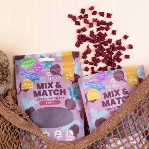 Przysmaki liofilizowane Burak 20g Perro MIX & MATCH