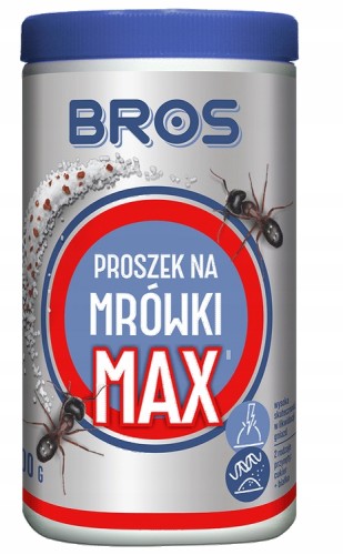 BROS Proszek na mrówki MAX, dwa rodzaje przynęty, 100 g