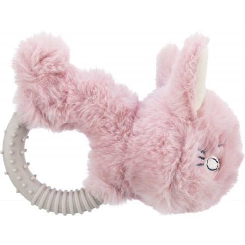 Zabawka pluszowa Trixie Gryzak królik różowy 14 cm